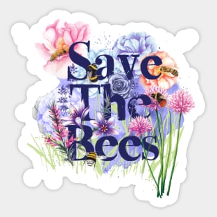 Save The Bees Sticker